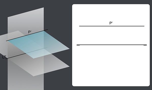Plano Horizontal en Sistema Diédrico