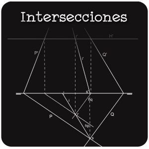 Intersecciones en Sistema Diédrico