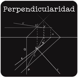 Perpendicularidad en Sistema Diédrico