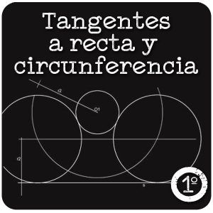 Circunferencias tangentes a una recta y una circunferencias