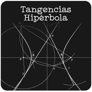 Tangencias en la hipérbola.