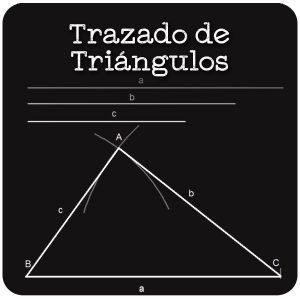 Trazado de triángulos